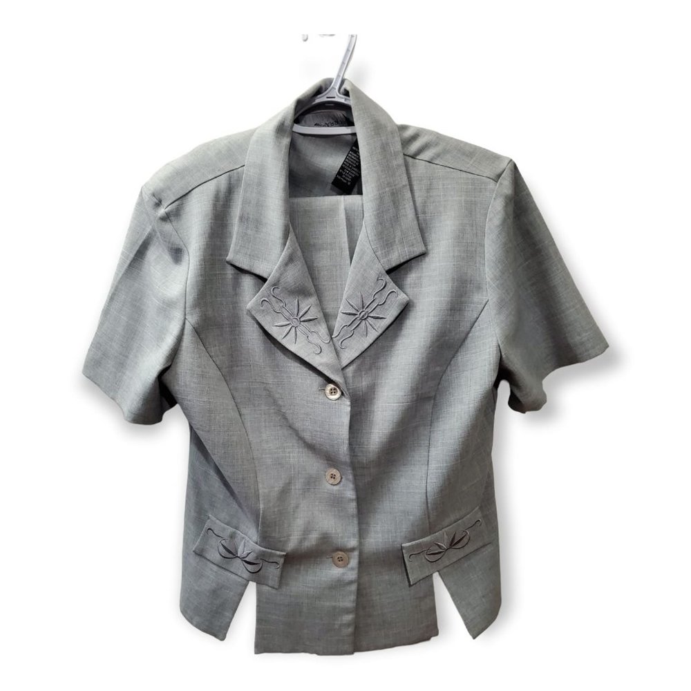 Sag Harbor Gray Pantsuit Size 12